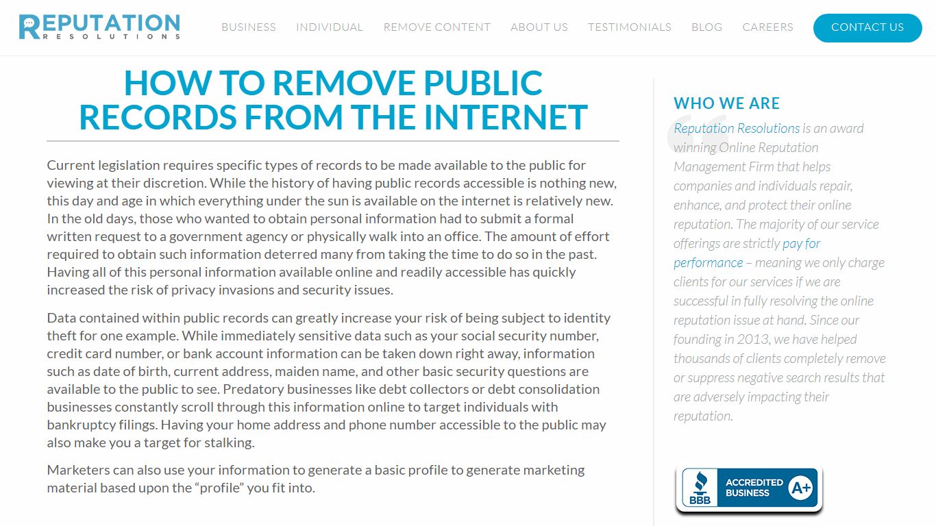 How to Remove Public Records from the Internet